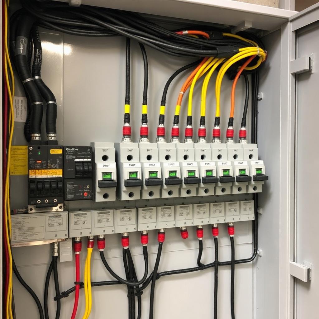 Tableau électrique installé par CLIM IVOIRE